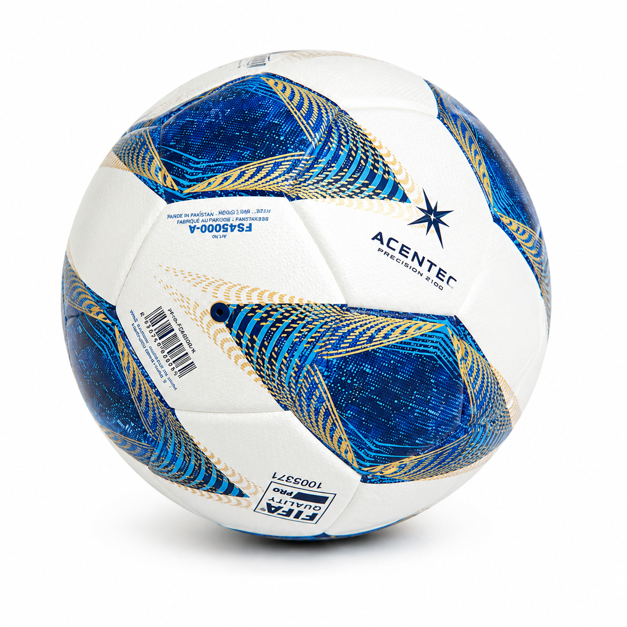 Blue & Gold Acentech Football in Blue / Gold